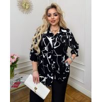 Сорочка-туніка чорна №596481