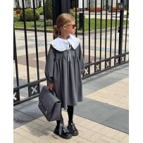 Сукня зі з‘ємним комірцем №588700