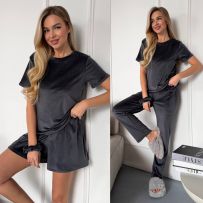 Костюм 4-ка (Штани, шорти, футболка, резинка для волосся) №595062