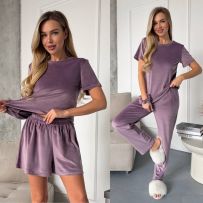 Костюм 4-ка (Штани, шорти, футболка, резинка для волосся) №595064