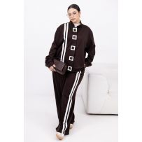 Стильний брючний костюм №595351