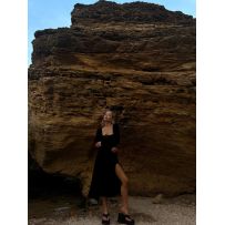 Муслінова сукня в чорному кольорі №595381