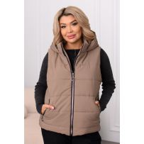 Комфортна жилетка мокко №595442