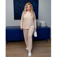 Костюм бежевий №595459