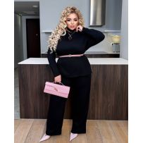 Костюм двійка чорний №595460