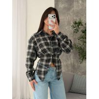 Сорочка з плечиками чорний №595493