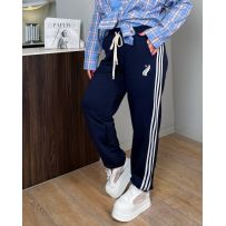 Жіночі штани спортивного типу синій №595562