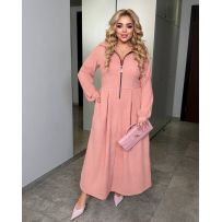 Сукня з весняної колекції пудра №595695