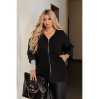 Пончо (пальто) чорний №595717
