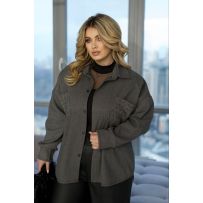 Жіноча рубашка світло-сіра №595764