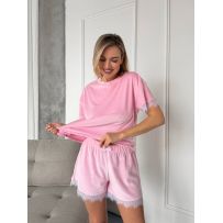 Домашній костюм рожевий №595785