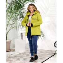 Весняна куртка лайм №595969