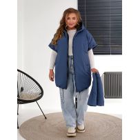 Куртка - Жилетка синя №595977