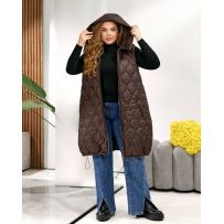 Жилетка для пишних дам шоколад №595985