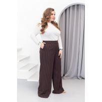 Класичні брюки шоколад №595991