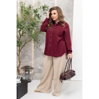 Сорочка бордо №596075