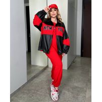 Спортивний стильний костюм -трійка №596123