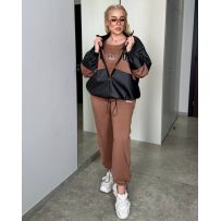 Спортивний стильний костюм -трійка №596125