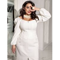 Блуза-корсет молочний №596198