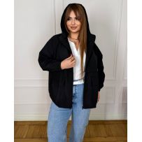 Ветрівка без підкладки  чорна №596234