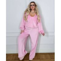 Велюровий спорт костюм барбі №596245