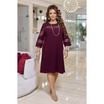 Сукня бордо №596262