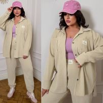 Стильний костюм бежевий №596286