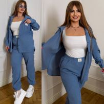 Стильний костюм блакитний №596287