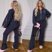 Вельвет костюм графіт №596297