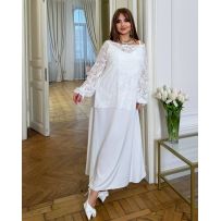 Сукня-двійка молочний №596303