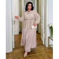 Сукня-двійка бежева №596304