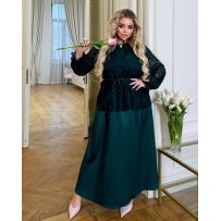 Сукня-двійка зелена №596305