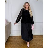 Сукня-двійка чорна №596306