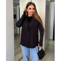 Жилетка чорна №596313