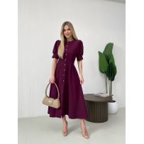Сукня бордова №596330