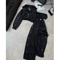 Костюм трійка чорний №596365