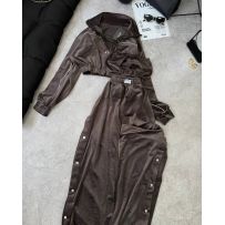 Костюм трійка шоколад №596366