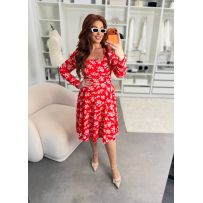 Сукня червона №596396