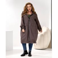 Плащ коричневий №596572