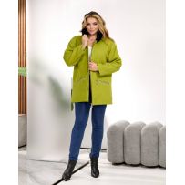 Весняне пальто лайм №596576