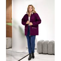 Весняне пальто марсал №596578