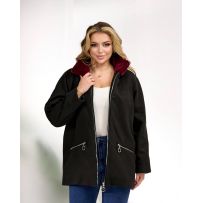 Весняне пальто чорне №596579