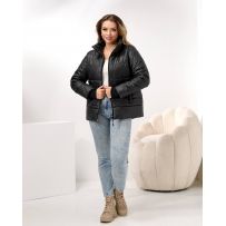 Весняна куртка чорна №596583