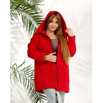 Весняне пальто червоне №596598