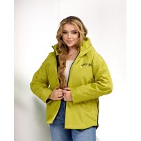 Весняна куртка лайм №596603