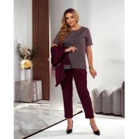 Костюм 3-ка марсал №596612