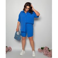 Стильний прогулянковий  костюм джинс №596668