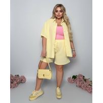 Стильний прогулянковий  костюм  лимон №596671