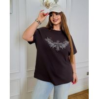 Футболка хрестик шоколад №596935