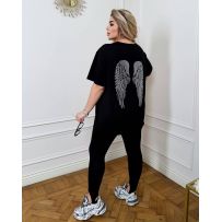 Футболка крила чорна №596936